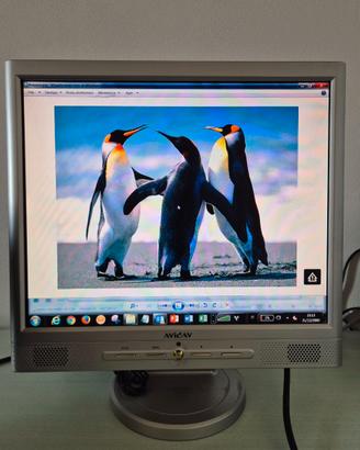Monitor LCD Avidav 17" con casse integrate -