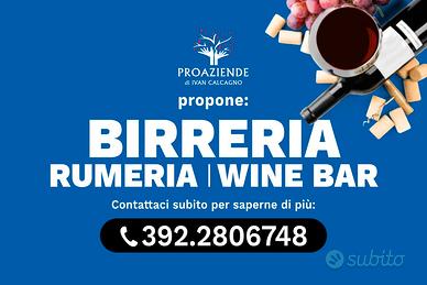 Birreria rumeria wine bar stuzzicheria Rif.CR195