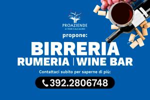 Birreria rumeria wine bar stuzzicheria Rif.CR195