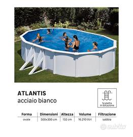 Piscina Rettangolare Nuova 5x3 m - Ancora Imballat