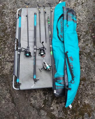 Set tre canne  da pesca
