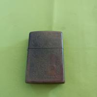 zippo firmato ottone venetian style 