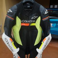 tuta moto 56 alpinestars Tech Air Airbag perfetta
