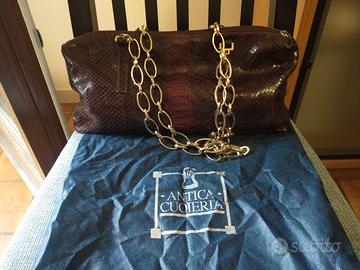 borsa vintage in pitone