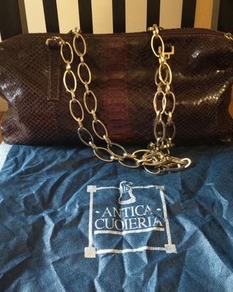 borsa vintage in pitone