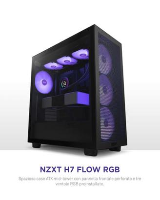 Case nzxt h7 flow rgb nuovo mai aperto