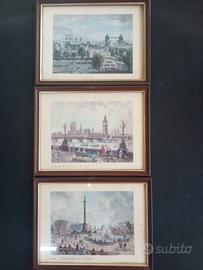 3 stampe Londra originali 