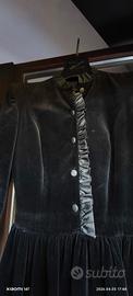 abito Valentino in velluto nero
