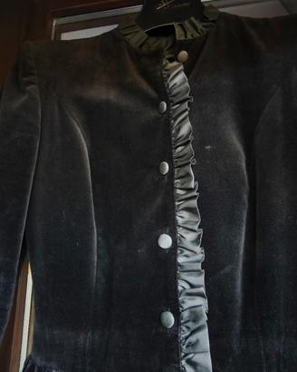 abito Valentino in velluto nero