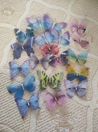 Farfalle colorate fermagli capelli accessori