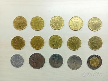 SET MONETE IN LIRE VARI TAGLI E ANNI+COMMEMORATIVA