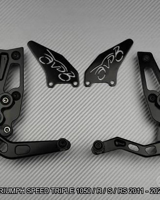 Pedane arretrate SPEED TRIPLE 1050 R S 2011 2020