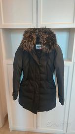 Giubbotto Donna Parka Blauer Nero - Pelliccia Page