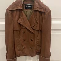 Max&co giacca in pelle donna xs