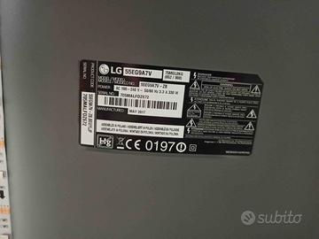 TV LG 55EG9A7V per ricambi