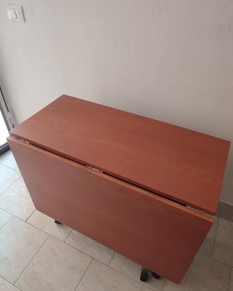 tavolo pieghevole con 4 sedie