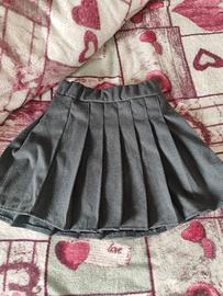 minigonna con pantaloncino taglia unica 