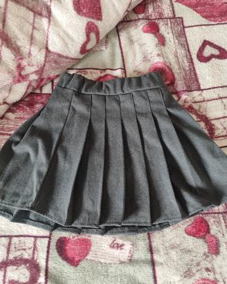 minigonna con pantaloncino taglia unica 