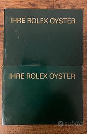 Libretti Rolex Submariner e Seadweller originali