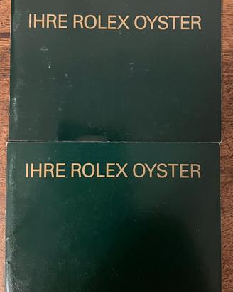 Libretti Rolex Submariner e Seadweller originali