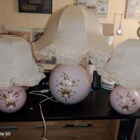 tris lumi vintage ceramica