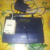 Modem/router wifi zyxel con filtro adsl