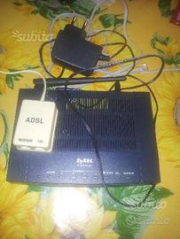 Modem/router wifi zyxel con filtro adsl