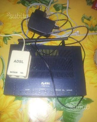 Modem/router wifi zyxel con filtro adsl