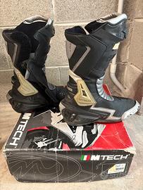 Stivali da moto in pelle Mtech Tg 41
