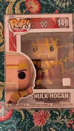 Funko Pop Hulk Hogan autografato con COA 