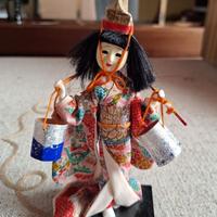 Bambola Geisha Giapponese Souvenir kitsch