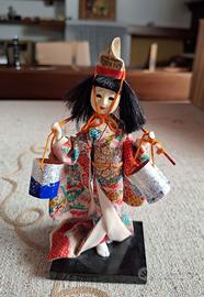 Bambola Geisha Giapponese Souvenir kitsch