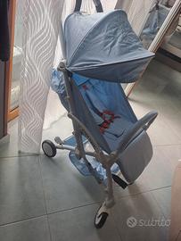 Passeggino smart azzurro