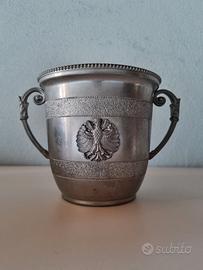 glacette vintage in peltro