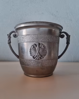 glacette vintage in peltro