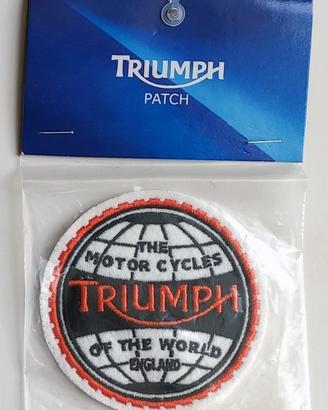 Toppa patch nuova originale Triumph