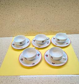 Tazzine x caffè Richard Ginori 5 pz