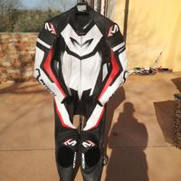 tuta moto 56 mtech come NUOVA in pelle intera