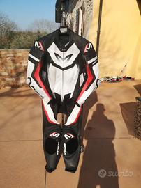 tuta moto 56 mtech come NUOVA in pelle intera