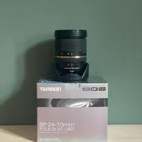 Tamron SP 24-70 mm F2.8 Di USD VC . attacco nikon
