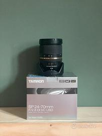 Tamron SP 24-70 mm F2.8 Di USD VC . attacco nikon