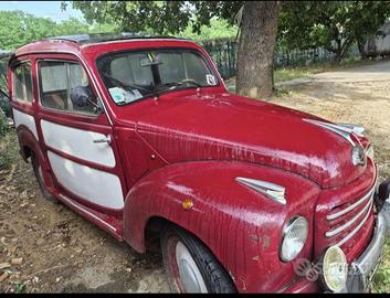 Auto d'epoca  Fiat 500 B, circolante con documenti