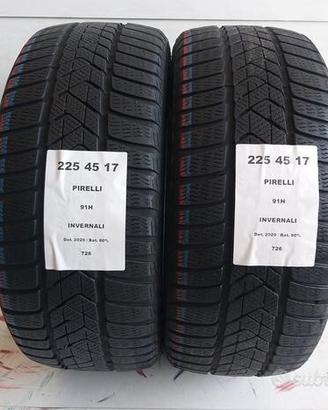 2 gomme 225 45 17 pirelli a726