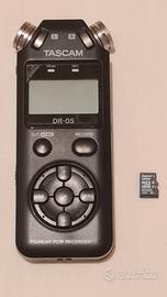 Tascam DR-05 Registratore vocale + microSD 32GB