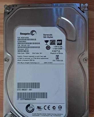 HARDISK SEAGATE 500 GB SATA 3.5 BARRACUDA  