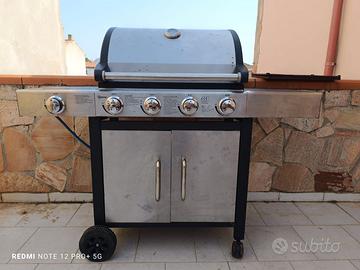 Barbecue a gas Outsunny 5 fuochi