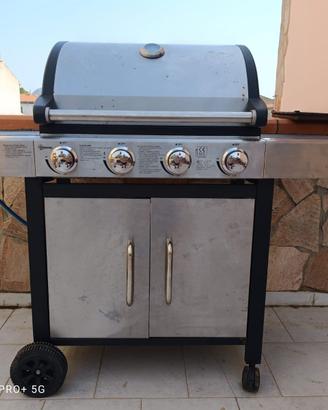 Barbecue a gas Outsunny 5 fuochi