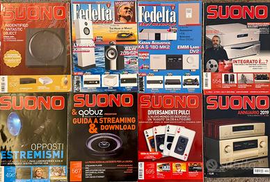 Riviste HI-FI SUONO, AUDIO REVIEW, FEDELTÀ D.S