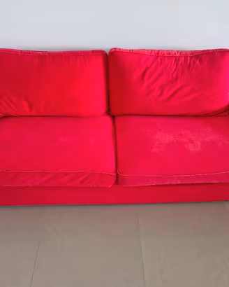 divano rosso Ikea 225cm