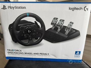 Volante Logitech G923 TRUEFORCE + Pedali – PS5/PS4